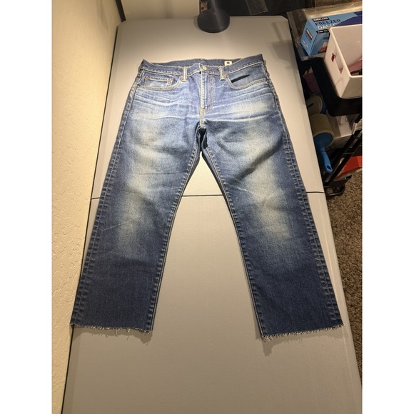 Levi's Other - Levi's Made In Japan SAMPLE Jeans Men 32x25 Rare Cropped Denim Fade Red Tab